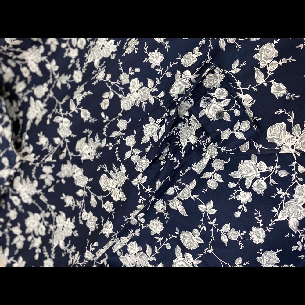 Floral Express button up dress shirt. - Picture 5 of 7